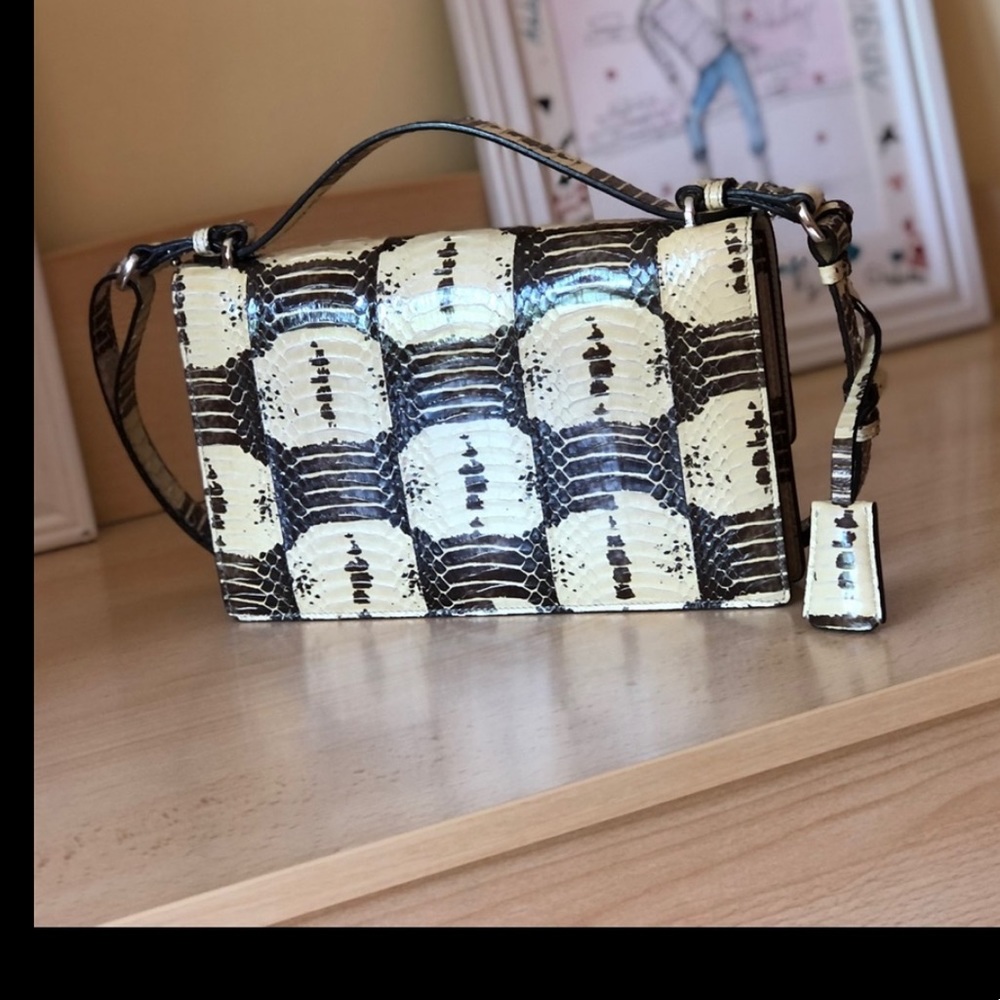 Salvatore Ferragamo Aileen Python Bag - image 3